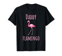 Flamingo Gifts Dad Flamingo Summer Pink Bird T-Shirt
