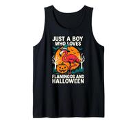Flamingo Halloween Boy Loves Cute Boys Spooky Flamingo Tank Top