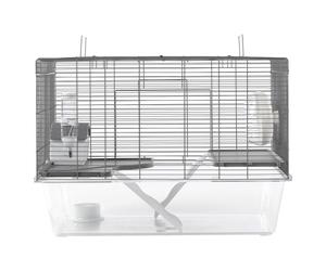 Flamingo Hamster Cage Rafi Grey In ccessories, 63x36, 5x44, 5cm, Rodent Home