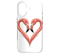 Flamingo Heart Shaped Flamingos Case for iPhone 17