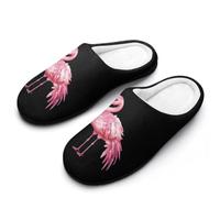 Flamingo in Diamond Dress House Slippers Ladies Cotton Sandals