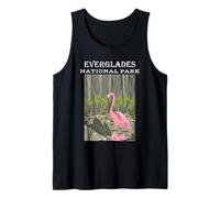 Flamingo in Everglades National Park Florida Outdoors Gift Tank Top