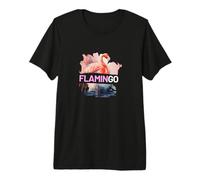 Flamingo in the Water Premium T-Shirt