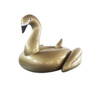 Flamingo Inflatable Float Small Large Size Eco Friendly PVC Material Golden Swan (167*165*122)