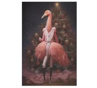 Flamingo Jigsaw Wooden Puzzles for Adults 1000 Piece Puzzle Challenging Game Toys Birthday Gift for Adults Kids Boys Girls 78×53cm