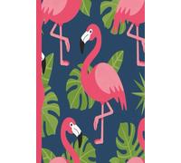 Flamingo Jungle Notebook: Cute Pink Flamingos & Tropical Leaf Pattern - 120 Lined Pages, 6x9 Journal for Girls, Teens, & Flamingo Lovers
