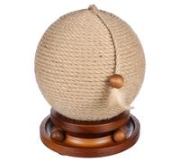 Flamingo Kratzball Isabella Brown for Cats - Toy With Kratzseil And Ball