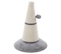 Flamingo Kratzkegel Elmo, 45 CM, White, With Jute-Kratzseil & Play Ball