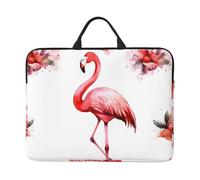 Flamingo Laptop Case Sleeve 14 inch Shockproof Protective Notebook Case Travel Laptop Bag with Handle Waterproof Computer Cover Briefcase Handbags for Men Women