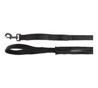 Flamingo Leash With Bag Kayga Black 160Cm Nylon For Dogs Neoprene Handle
