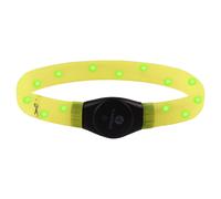 Flamingo LED Collar Visio Light Jumbo Yellow, 35-64Cm, Splash Resistant