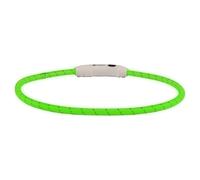 Flamingo LED Collar Visio Light Nylon Green 33-63.5 Cm Reflective