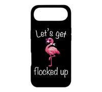 Flamingo - Lets Get Flocked Up Tropical Party Bird Humor Case for iPhone Air