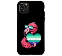 Flamingo LGBT Heart MLM Pride MLM Flag Gay Male Flag Case for iPhone 11 Pro Max