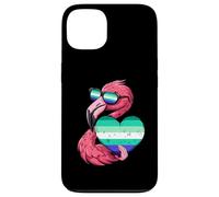 Flamingo LGBT Heart MLM Pride MLM Flag Gay Male Flag Case for iPhone 13