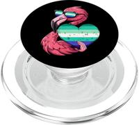 Flamingo LGBT Heart MLM Pride MLM Flag Gay Male Flag PopSockets PopGrip for MagSafe