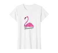 Flamingo - Light Swim Edition Value Graphic T-Shirt, Women, White, S