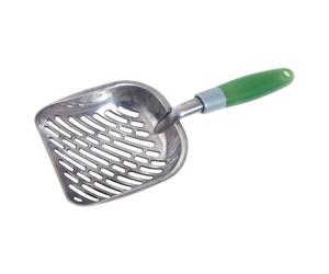 Flamingo Litter Scoop Zora 35 Cm Metal Black/Silver For Cat Supplies