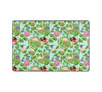 Flamingo Love Flowers Door Mats Indoor Outdoor Perfect Dust Grabbing Doormats Kitchen Entrance Front Door