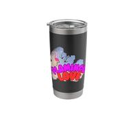 Flamingo Love with Footprints Stainless Steel Insulated Tumbler