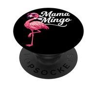 Flamingo Mama Mingo Cute Mom Humor PopSockets Adhesive PopGrip