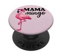 Flamingo Mama Mingo Cute Mom Humor PopSockets Adhesive PopGrip