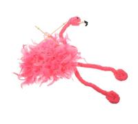 Flamingo Marionette Puppet Plush Toy for Boys and Girls Interactive Performance Prop Soft Pull String Animal Puppet for Stage Shows and Creative Play