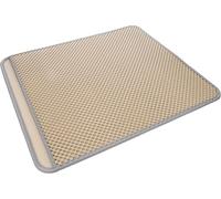 Flamingo Matz Beige Cat Litter Tray Mat 70x60cm - Double-Layer, Waterproof, Easy to Clean, Ideal for Large Litter Boxes