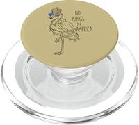 Flamingo No Kings In America Funny PopSockets PopGrip for MagSafe