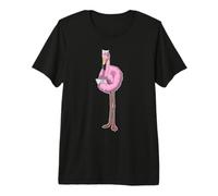 Flamingo Nurse Clipboard Premium T-Shirt