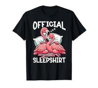 Flamingo Official Sleep Shirt Funny Flamingo Napping Pyjamas T-Shirt