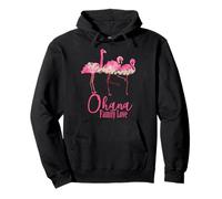 Flamingo Ohana Family Love Pullover Hoodie