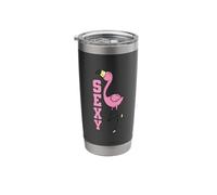 Flamingo on one Leg Sexy Stainless Steel Insulated Tumbler