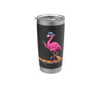 Flamingo Paddleboard SUP Summer Stainless Steel Insulated Tumbler