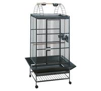 Flamingo Parrot Cage Nico Anthracite 98x83x168cm With Rolls And Kot-Schublade