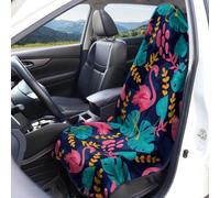 Flamingo Pattern Car Seat Cover Terry Cloth Fabric 1 Piece/2 Pieces
