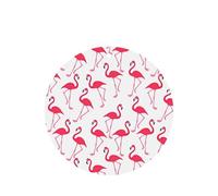 Flamingo Pattern Round Fragrance Cards Set, Lavender Hanging Air Freshener For Car Home Decor, 10 Or 24 Pcs