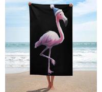 Flamingo Pencil Drawing Beach Towels Bath Pool Towel