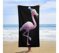 Flamingo Pencil Drawing Beach Towels Bath Pool Towel