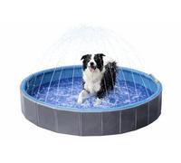 Flamingo PET POOL SPRINKLE ROUND 2 IN 1 DARK GREY/BLUE 120x30CM