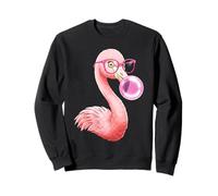 Flamingo Pink Bubble Gum cute Flamingo for women Sweatshirt