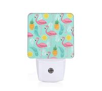 Flamingo Plug-in Led Night Light with Motion Sensor Dusk to Dawn Sensor Backlit Nightlight for Bedroom Bathroom