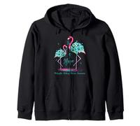 Flamingo Polycystic Kidney Disease Zip Hoodie