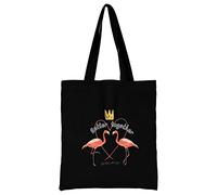 Flamingo Printed Canvas reusable grocery bags, Foldable Casual Travel HandBag, Shoulder Beach Tote Bags, Shopper bag eco friendly super strong washable Storage bags Shopping bag Canvas bag for Women