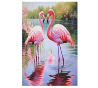 Flamingo Puzzles 1000 Pieces Wooden Jigsaw Puzzle for Adults Brain Exercise Challenge Game Gift for Kids Children Jigsaws 78×53cm
