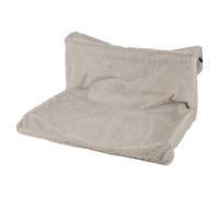 Flamingo Radiator Hammock Gray For Cats 50X36 Cm, Washable Plush