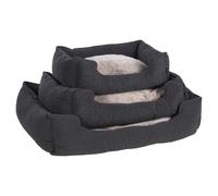 Flamingo Rectangular Dark Gray Cat Basket Comfortable 65 x 50 x 20 cm