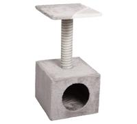 Flamingo Scratching Post Cary Gray For Cats With Hideout 30X30X61 Cm