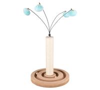 Flamingo Scratching Post Cya For Cat 29X29X50 Cm Turquoise/Grey Sisal Plush