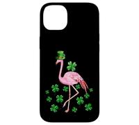 Flamingo Shamrock Leprechaun St Patricks Day Case for iPhone 14 Plus
